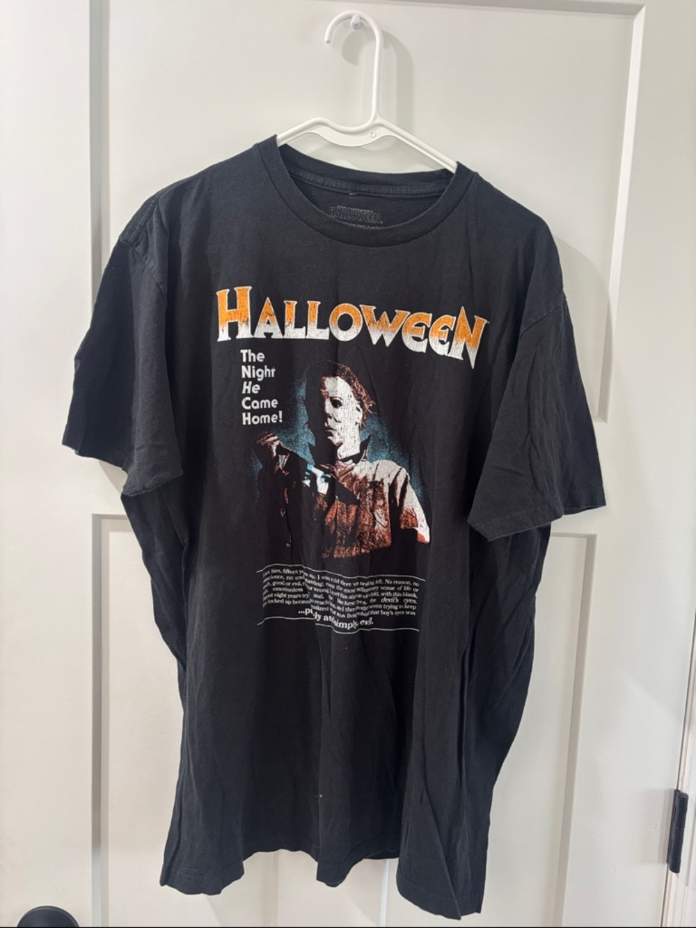 Halloween Graphic Short Sleeve T-Shirt - Black